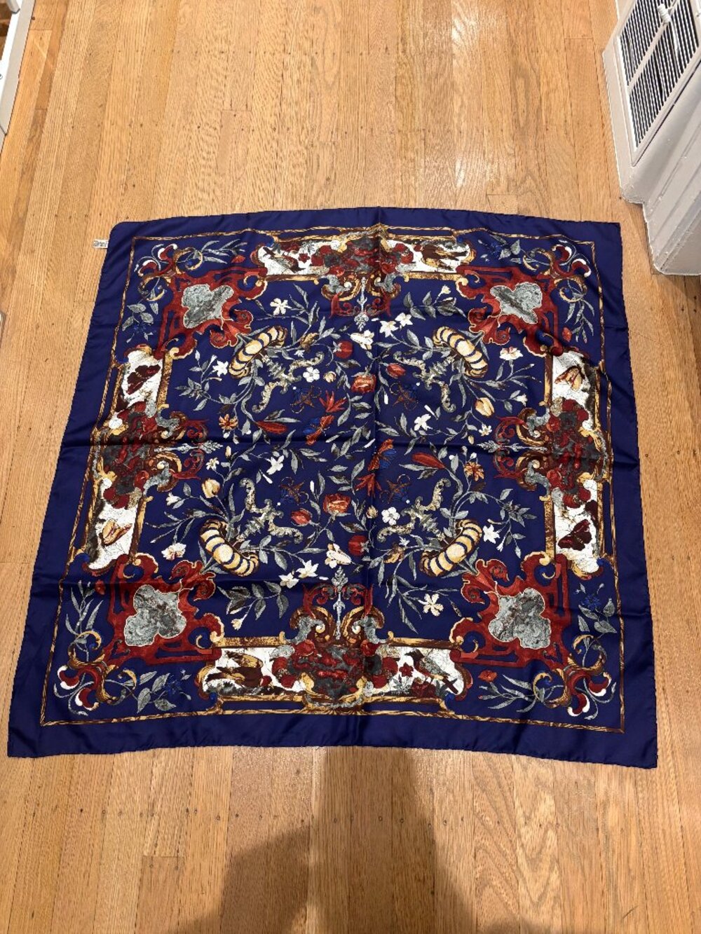 Vintage Metropolitan Museum of Art Silk Scarf